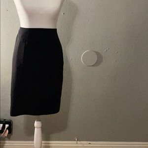 Black pencil skirt